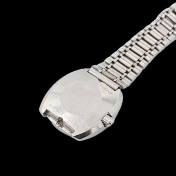 Vintage 36mm Croton Autonomic Men's Automatic Wristwatch Swiss Stainless Steel - Picture 4 of 4